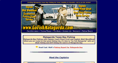 Desktop Screenshot of gofishmatagorda.com